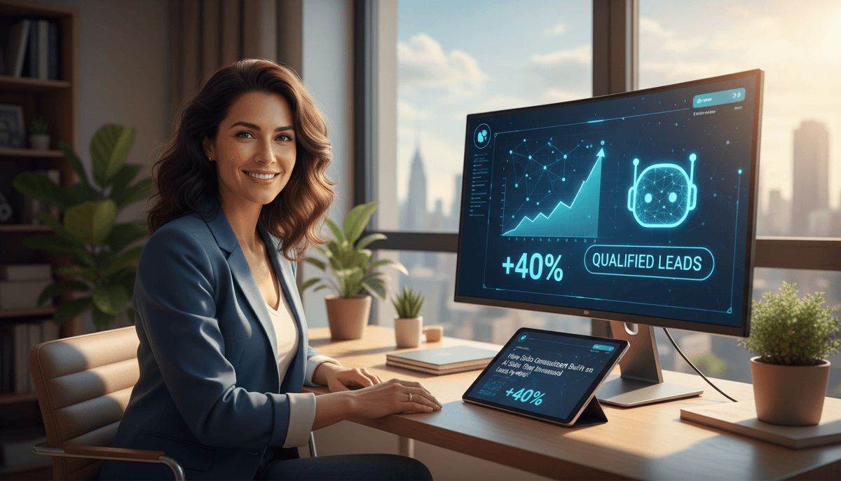 How a Solo Consultant Built an AI Sales Assistant That Increased Qualified Leads by 40%