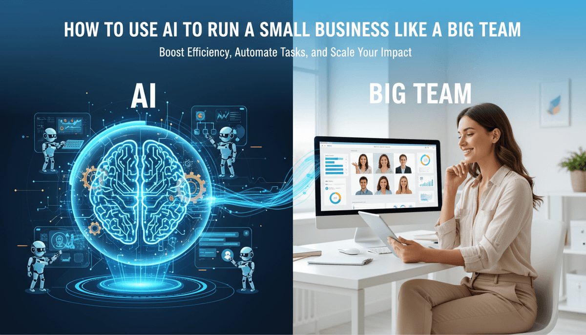 How to Use AI to Run a Small Business Like a Big Team