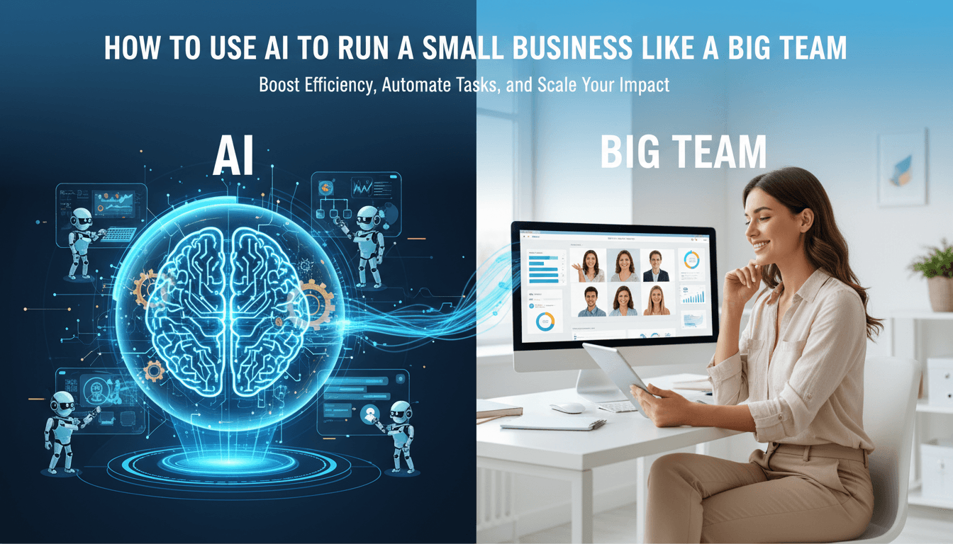 How to Use AI to Run a Small Business Like a Big Team